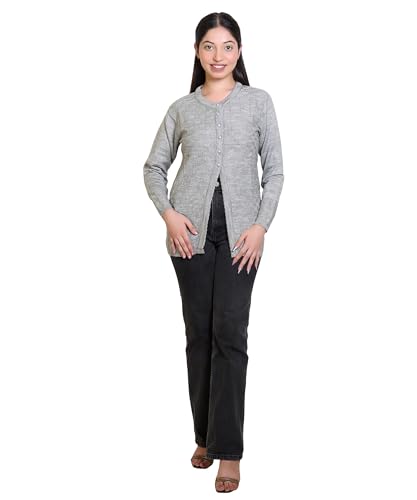 Image of Grand Line Winter wear Acrylic Lady Cardigan /Sweater for Casual and Evening outings
