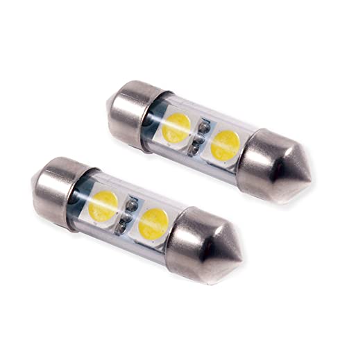 Diode Dynamics Bombillas LED 31mm SMF2 Paquete x2, Rojo miniatura 2