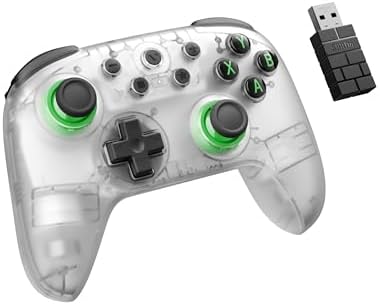 VITURE × 8BitDo Ultimate 2C 3-Mode Wireless Gaming Controller for Neckband, Android & Windows | Xbox Layout | Hall Effect Joysticks | Linear Triggers | L4/R4 Mapping | Wired, Bluetooth & 2.4G