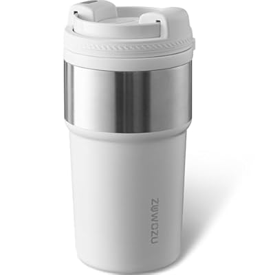 ZUWOZU Insulated Travel Coffee Tumbler Mug - Ce...