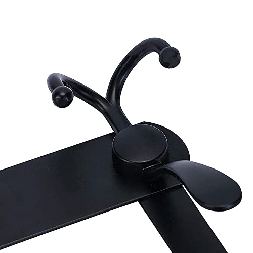 Encozy ENCOZY14 Over The Door Hooks,Coat Rack For Hanging Clothes Hat Towel (Heavy Duty Black 1Pcs) … thumb #1