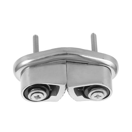 BCOATH Stainless Steel Cam Cleat for Sailing Kayak Canoe Marine Line Cleats Boat Cam Cleats for Rope Fast Entry Cam
