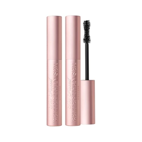 Too Faced Better Than Sex Mascara Duo | Volume, Length + Curling, 0.27 (Pack of 2), Black
