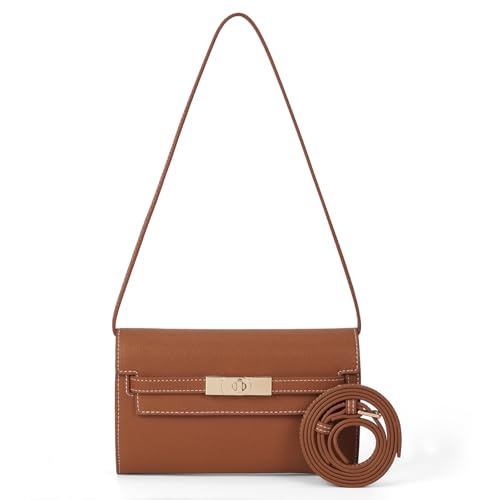 Mini Clutch Purse Vegan Leather Crossbody Bag for Women Small Shoulder Bag Designer Handbag with Strap