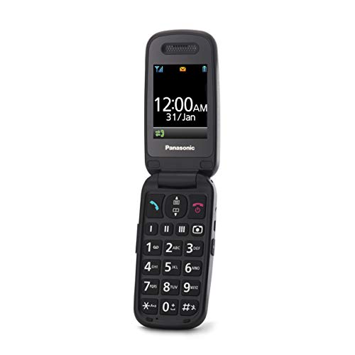 Panasonic-KX-TU446EXB-Telefono-Movil-Para-Personas-Mayores-Resistente-a-Golpes-Camara-Incluye-Auriculares-y-Cargador-Indicador-LED-Granate