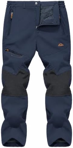 MAGCOMSEN Herren Outdoor Softshellhose Warm Gefüttert Winter Cargo Hose Taktische Combat Jagdhose Verdickt Armee für Camping Angeln Trekking