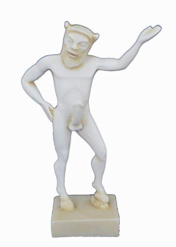 Satyr Escultura en miniatura, estatua envejecida, criatura mítica griega antigua Cover