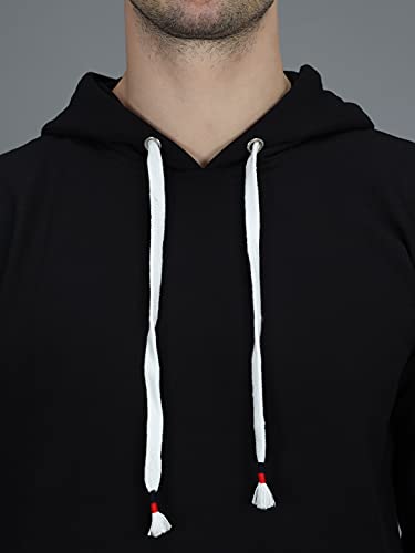 Image of eKools� Men's Rich Cotton Fleece Pullover Hoodie Sweatshirt for Winters