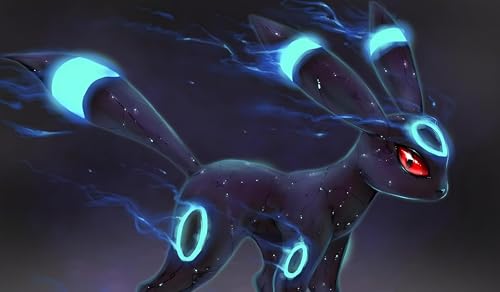 Umbreon Playmat - Premium Collection - MTG Decks & More Compatible with Pokemon TCG (Version 2)
