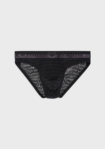 Emporio Armani Men's Jacquard Logo Mesh Brief4