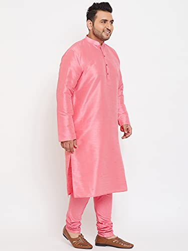 Image of VASTRAMAY Plus Size Men's Silk Blend Kurta Set-New