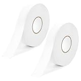 ZENQARI Hockey Tape 2 Rollen 50m Weiß, Eishockey Schlägerband 2,5x250cm, Wasserdicht & Rutschfest, Griffband für Eishockey & DIY