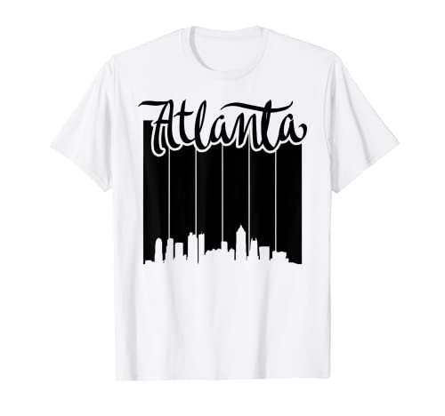 Atlanta - Ciudad Orgullo - Retro horizonte silueta imagen Camiseta