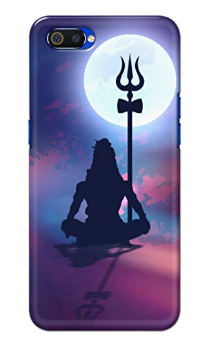 Image of Printed Hard Back Cover Case for Realme C2 | Oppo A1K Back Cover (Lord Shiva) -702