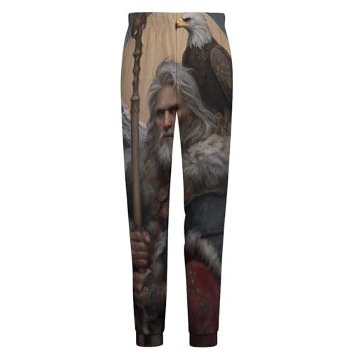 Odin God Norse Mythology Men's Pajama Pants Lounge Pant Sleepwear PJ Bottoms4