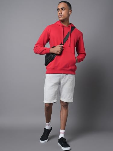 Image of HIGH Star Men's Cotton Hooded Neck Sweatshirt
