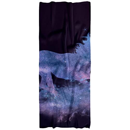 Écharpe licorne fantaisie multicolore pour femme Le cadeau idéal pour réchauffer le printemps