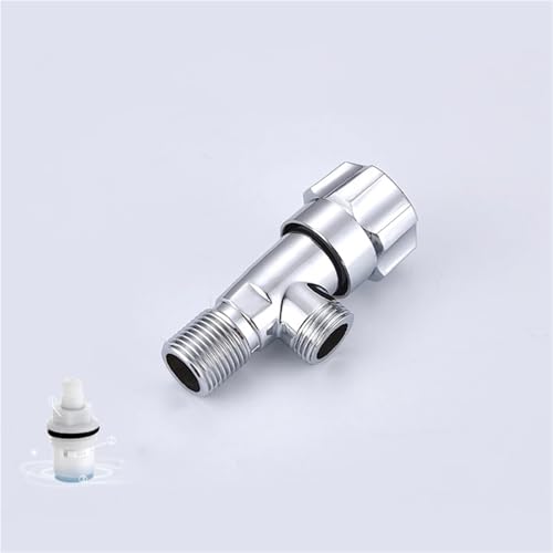 Válvula angular de baño para regular agua caliente y fría 3