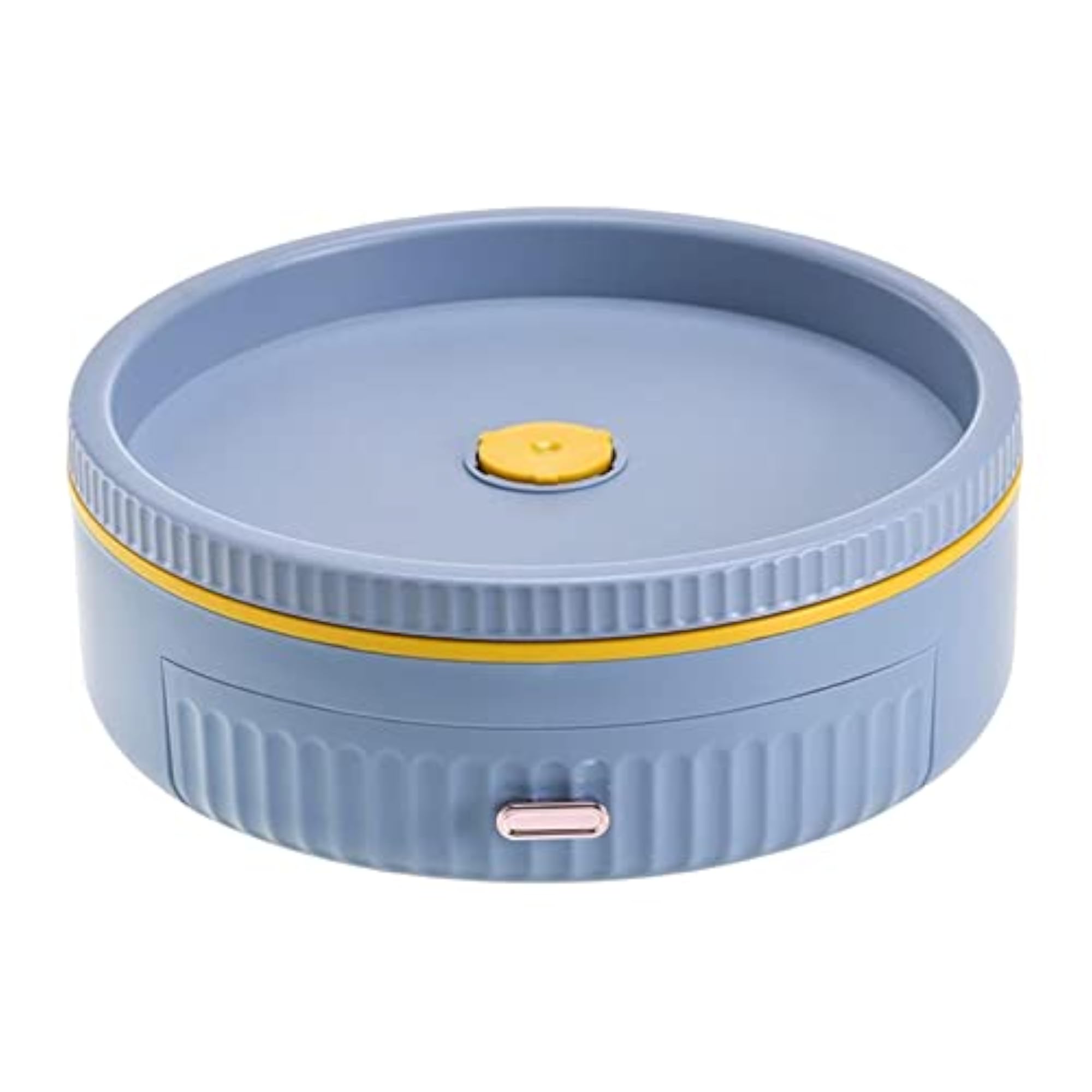 Turntable Organizer Decorative Serving Tray, Blue