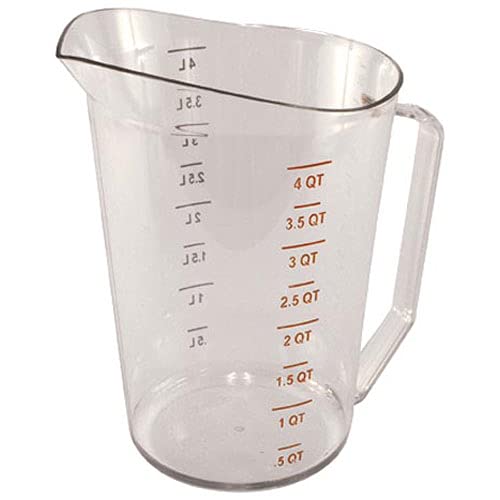 Exact FIT for RUBBERMAID 3218 4 QT Clear PLASTICPITCHER - Replacement Part by MAVRIK