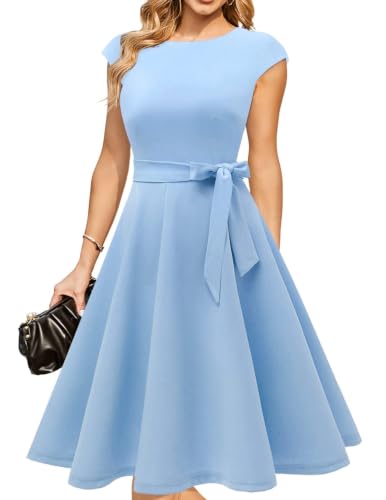 Image of DRESSTELLS Women's Cocktail Dresses, Formal Wedding Guest Church Dress