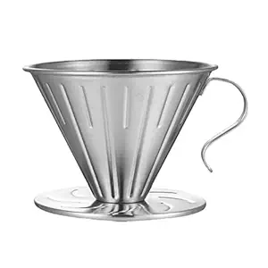 LOOM TREE Pour Over Coffee Dripper Stainless Steel Coffee Machine Accessories Washable Size L Kitchen, Dining & Bar | Small Kitchen Appliances | Coffee & Tea Makers | Replacement Parts & Accs
