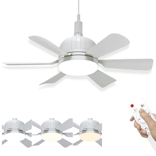 【2025新登場・節電・一台三役】シーリングファンライト LED ファン付き照明 3段階調色 3段階風量調整 静音 DCモーター 6枚羽根 無階段調光 おしゃれ 照明器具 リモコン付き 省エネ 角度調整 空気循環 換気 暑さ対策 工事不要 簡単取付 軽量