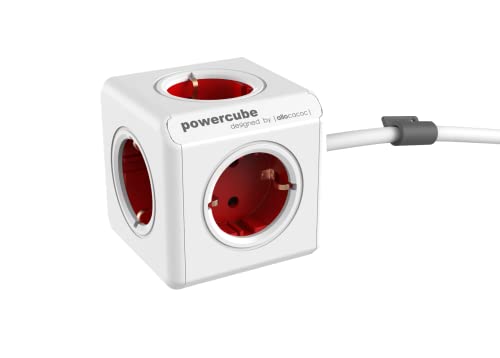 Allocacoc P-CUBE-EXT Blanc, Rouge