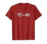 Photo Gallery love greater than hate h8 be kind ally - camicia regalo maglietta Photo Gallery love greater than hate h8 be kind ally - camicia regalo maglietta