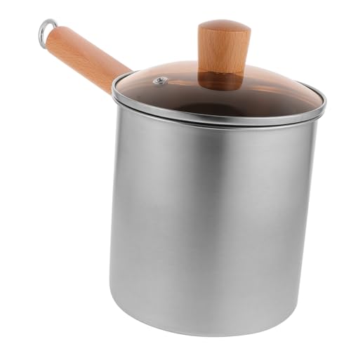 Deep Fryers Stainless Steel Deep Fryer Pot Multifunctional Deep Frying Pot Skillet Kitchen Fryer Quick Heat for Chips Vegetables