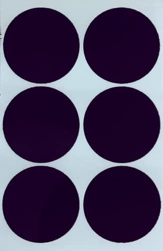 Image of True-Ally 400 Piece Puple Color 50mm (2 Inch) Round Dot Sticker Self Adhesive Labels Writable Surface for Kids Activity, File Classification, Calendar Planner (Puple Color)