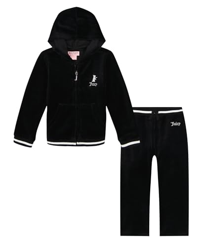 Image of Juicy Couture 2pc Zip Up Velour Jog Set