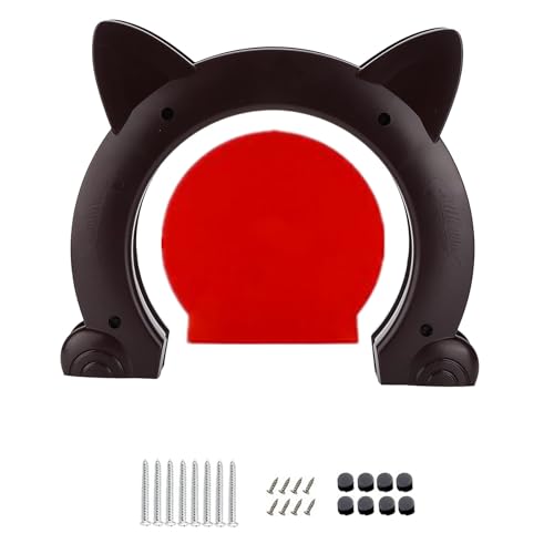 Porte intérieure pour chat avec ouverture en tête de chat sans clapet - 2