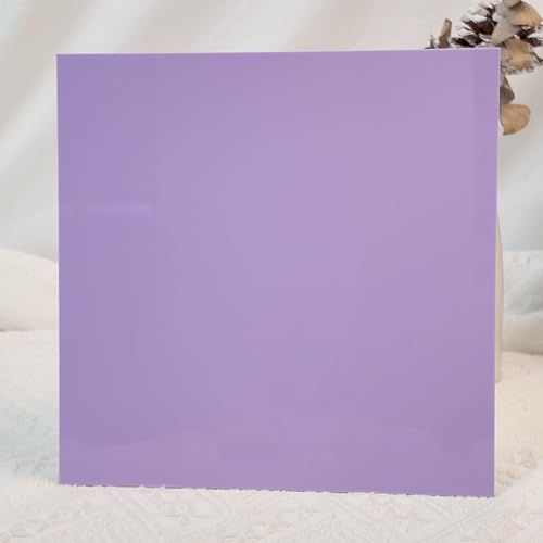 Image of 1pcs Pastel Cell Cast Acrylic Sheets Purplish Blue 1 /8inch (3mm) 8x12 200x300mm Glossy Matte Laserable Plexiglass Sheets Plasitc Board for Laser Cutting Engraving DIY Project Craft Sign