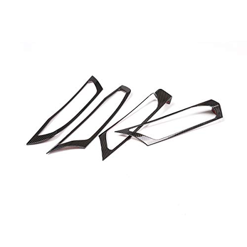 YIWANG Fibra di Carbonio Stile ABS Auto Porta