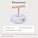 MANON ROSA Pet Weight Scale for Birds – High Accuracy 1 Gram, Easy to Install Bird Training Stand with T-Perch for Cockatiels, Budgies, and Small Parakeets