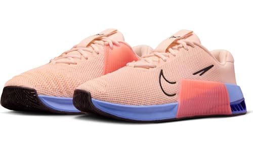 Nike Metcon 9 Women's Workout Shoes (DZ2537-800, Guava Ice/Royal Pulse/Persian Violet/Black)2