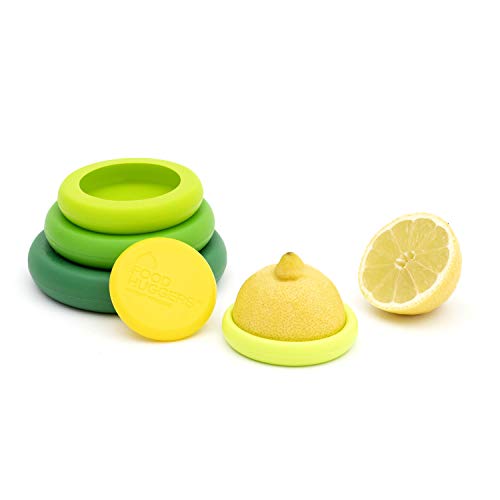 Food Huggers 5pc Reusable Silicone Food Savers | BPA Free & Dishwasher Safe | Fruit & Vegetable Produce Storage for… - Image 3