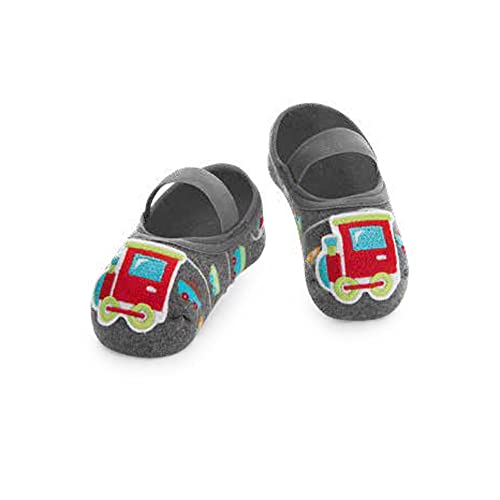 Meia Antiderrapante Bebê Menino Puket 15 A 22 Kit com 3 (19 a 22)