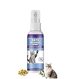 NebulaHouse Bitter Cat Deterrent Spray - Enhanced Cat Repellent Indoor and Outdoor,Anti Chew Scratch Keep Off Furniture Counter,Mint to Prevent Cats from Urinating in Couch Bed