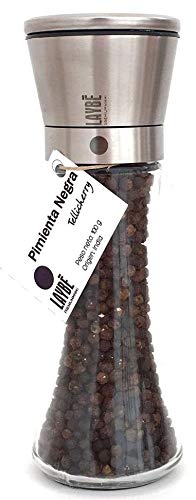 LAYBE Molinillo de Pimienta Negra Tellicherry - 100 g
