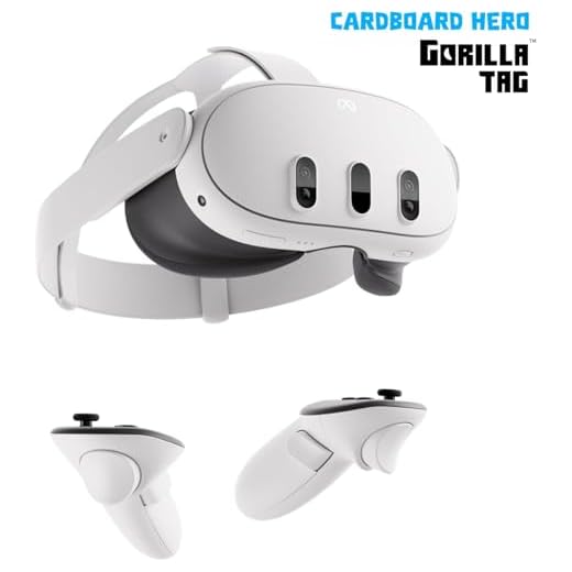 Meta Quest 3 512 GB, il Quest più potente - Le esperienze in realtà mista definitive - Bundle Cardboard Hero di Gorilla Tag - Amazon Exclusive