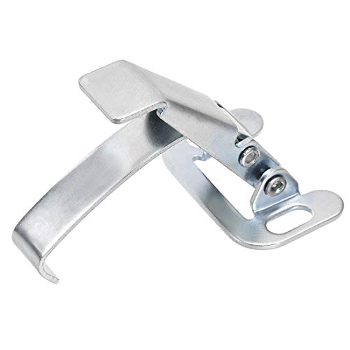 Image of uxcell 5.16-inch Galvanized Draw Toggle Latch with Spring-Steel Hook - 2 Pcs