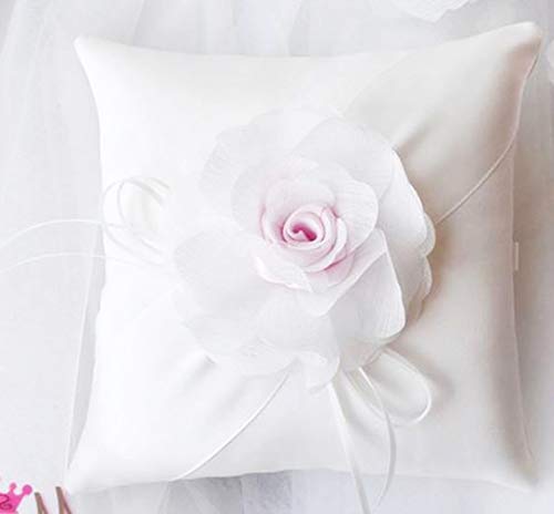 BETAULIFE Ring Bearer Pillow,Ring Bearer Cushion,Wedding Ring Pillow (R22) - Thumbnail 4