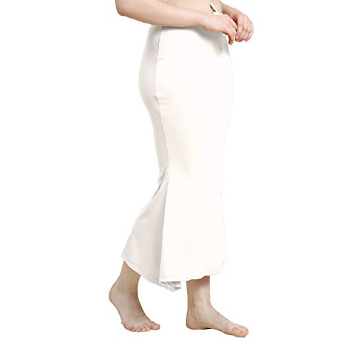 Image of Amazon Brand - Anarva Women Cotton Blended Saree Shapewear Regular Petticoat Skirt For Saree