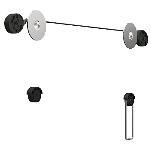 PureMounts WIRE-52 Soporte de pared para TV con 81-140cm (32-55), VESA: 400x400, Distancia de la pared: 14,5mm, carga max: 50kg, negro