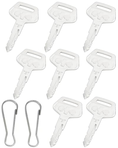 JUKOTA 8 Piezas de Llaves de Encendido 787 Repuesto Universal y un llavero para Komatsu Excavadoras y Cargadoras de Ruedas, Compatible con Equipos Pesados de Construcción Equipo Tractor Excavadora JUKOTA 8 Piezas de Llaves de Encendido 787 Repuesto Universal y un llavero para Komatsu Excavadoras y Cargadoras de Ruedas, Compatible con Equipos Pesados de Construcción Equipo Tractor Excavadora