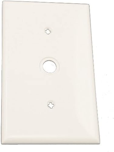 Leviton 1-Gang 1 cm trou appareil téléphonique/cble prise murale, taille standar