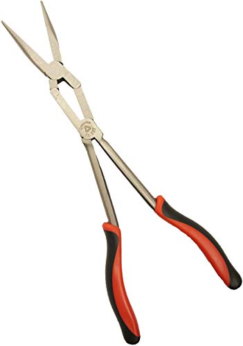 Image of Triplett TT-260 CrossJaw 13-inch Extended Reach Needle Nose Pliers