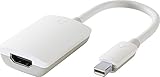 Kanex Mini DisplayPort/Thunderbolt to HDMI Adapter with Ultra HD 4K Resolution and Audio Support (White)